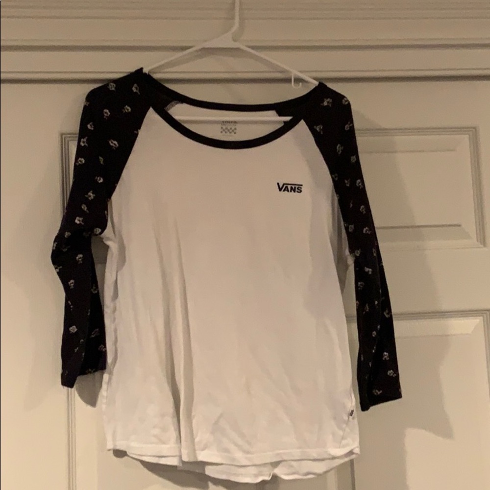 Vans floral quarter sleeve